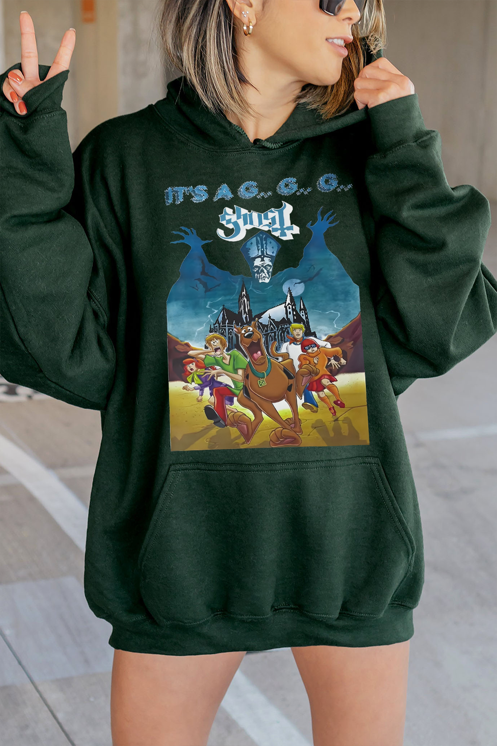 Ghost Hoodie For Women