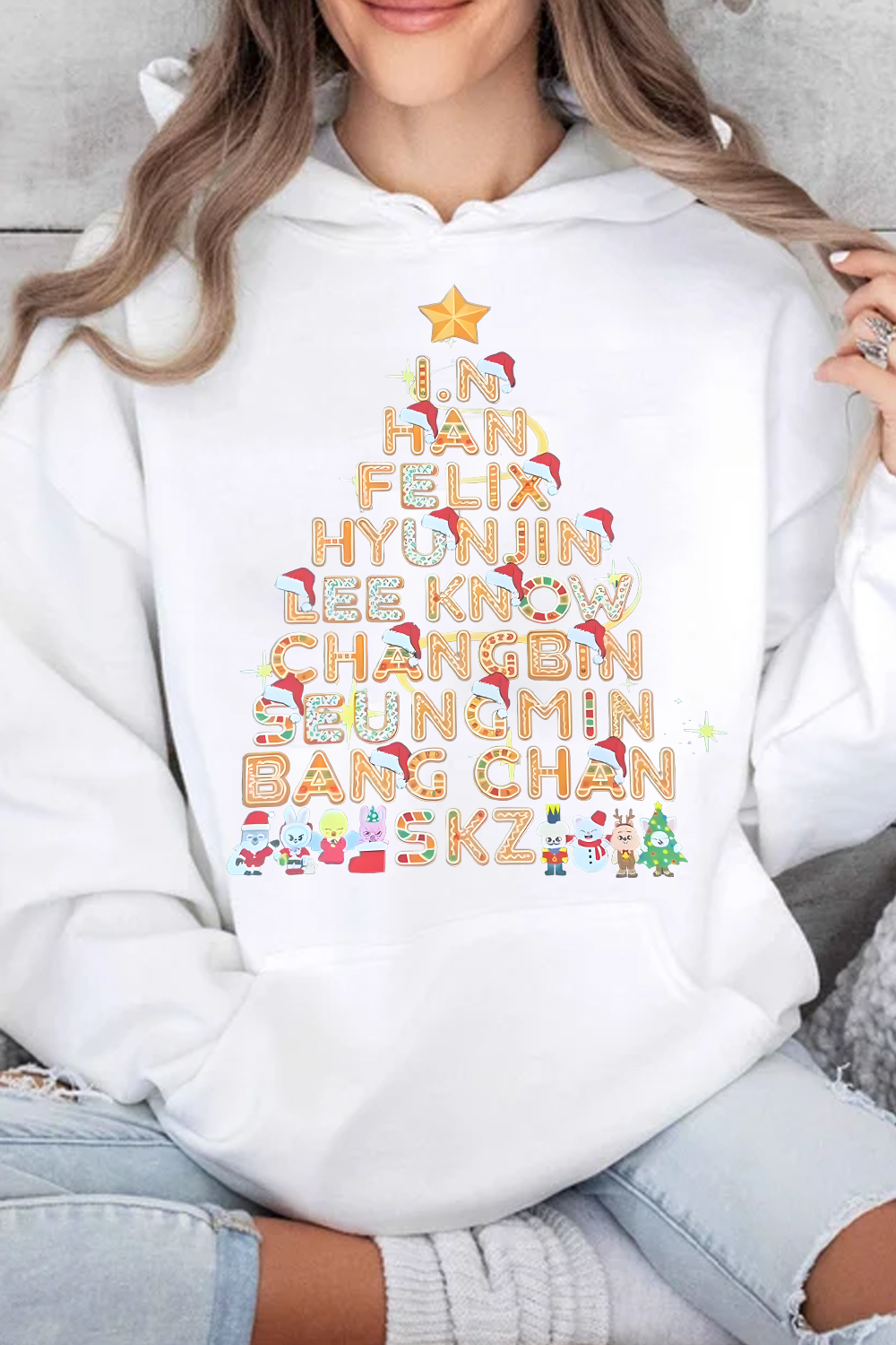 Stray Kids Fans Christmas Hoodie