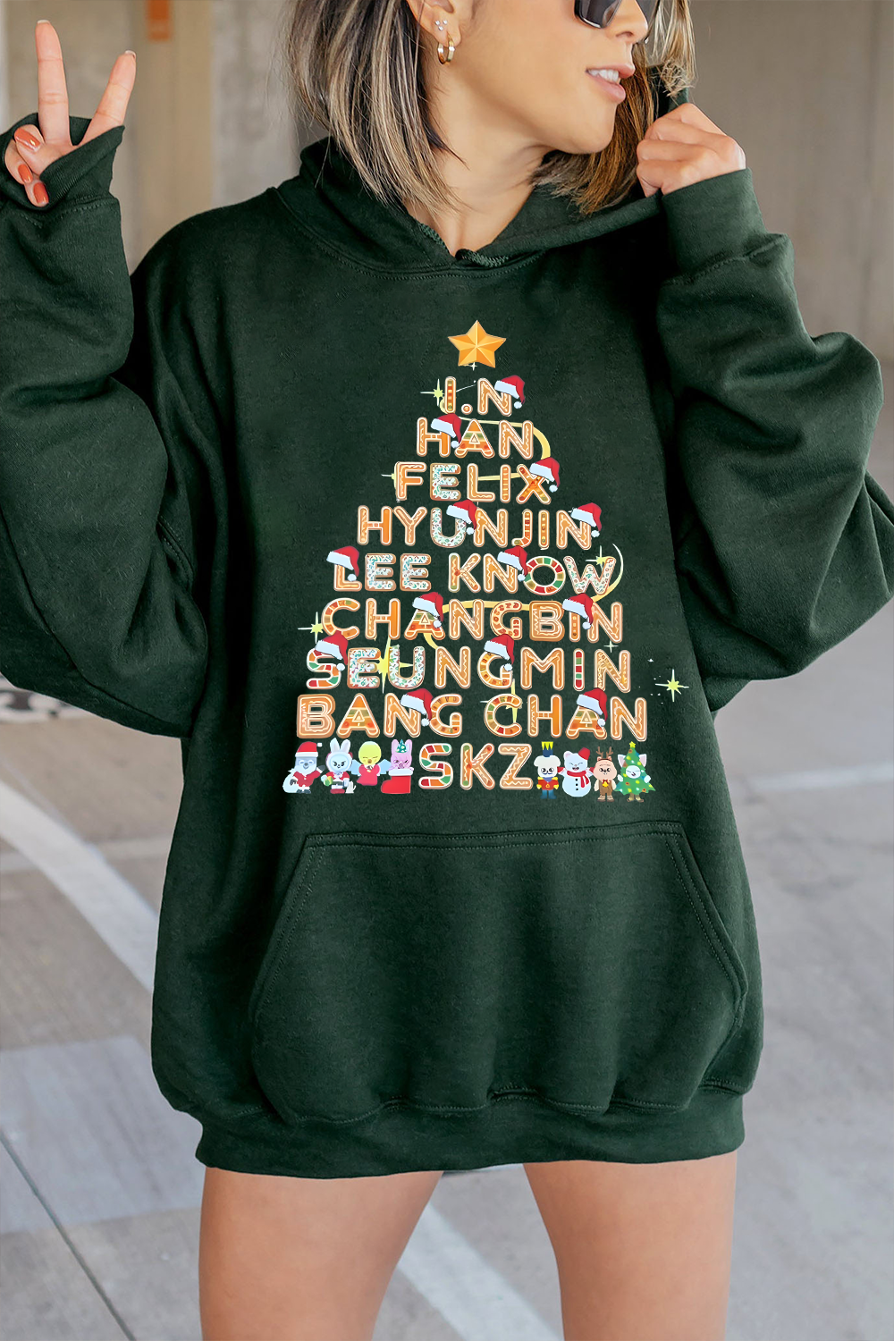 Stray Kids Fans Christmas Hoodie