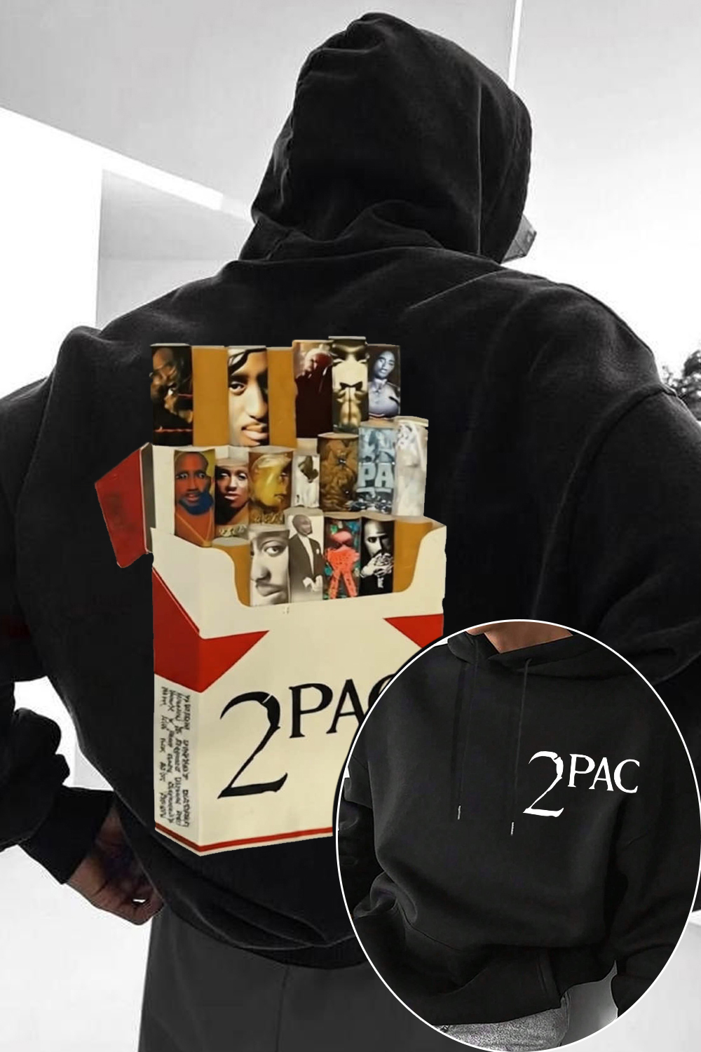 2pac Smoking Hoodie