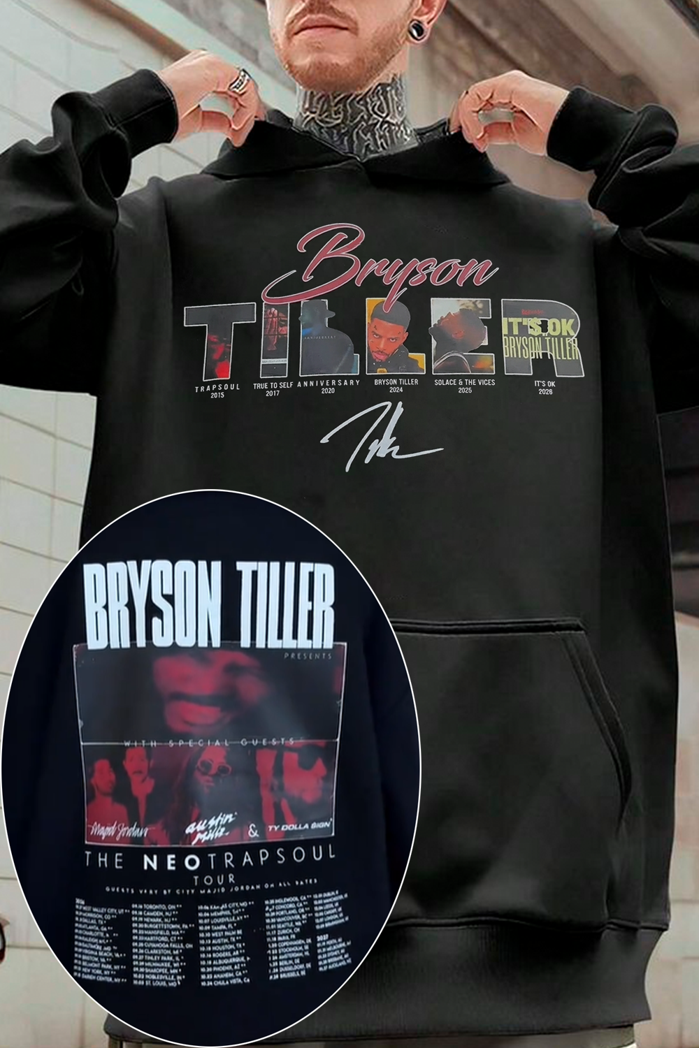 Bryson Tiller Tour Hoodie