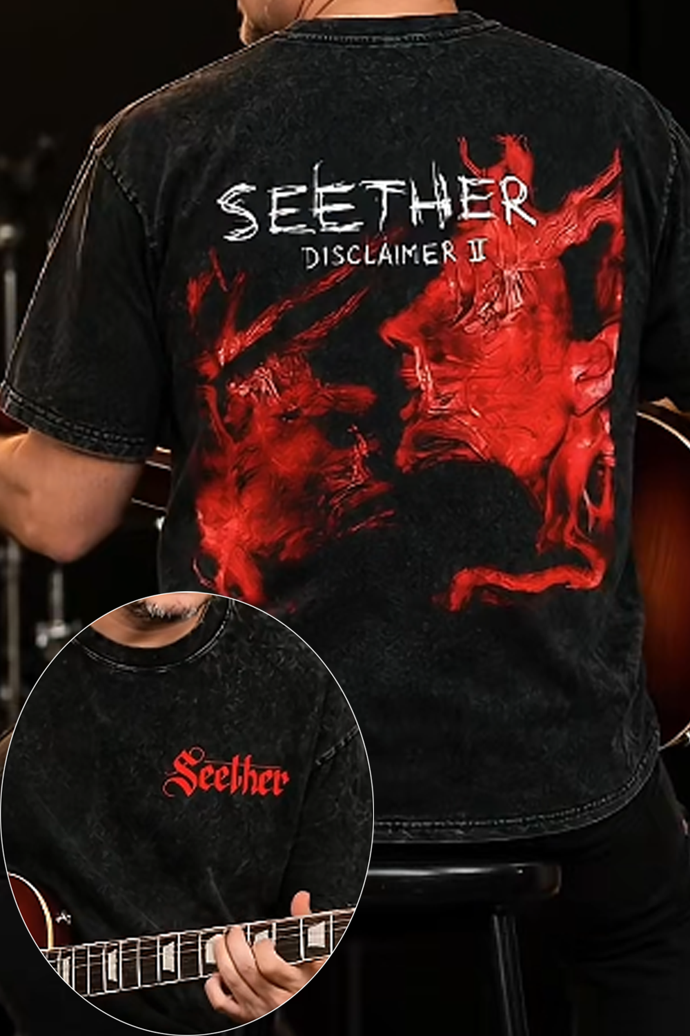 Seether Washed Cotton T-Shirt