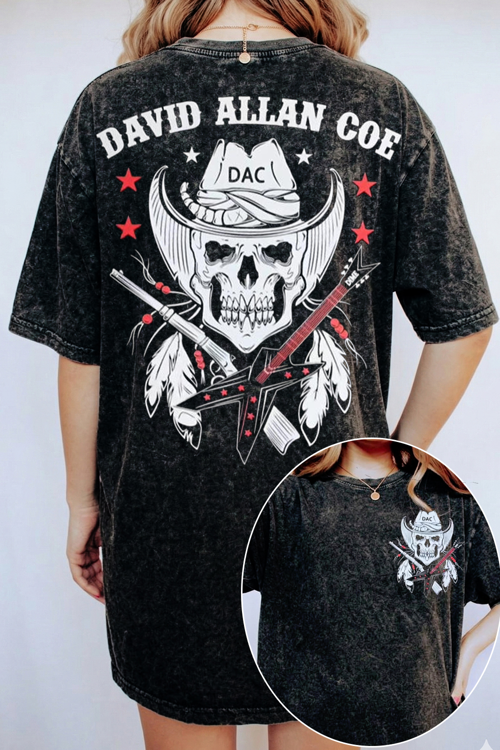R.I.P Dac 🎸🖤 Washed Cotton Tee