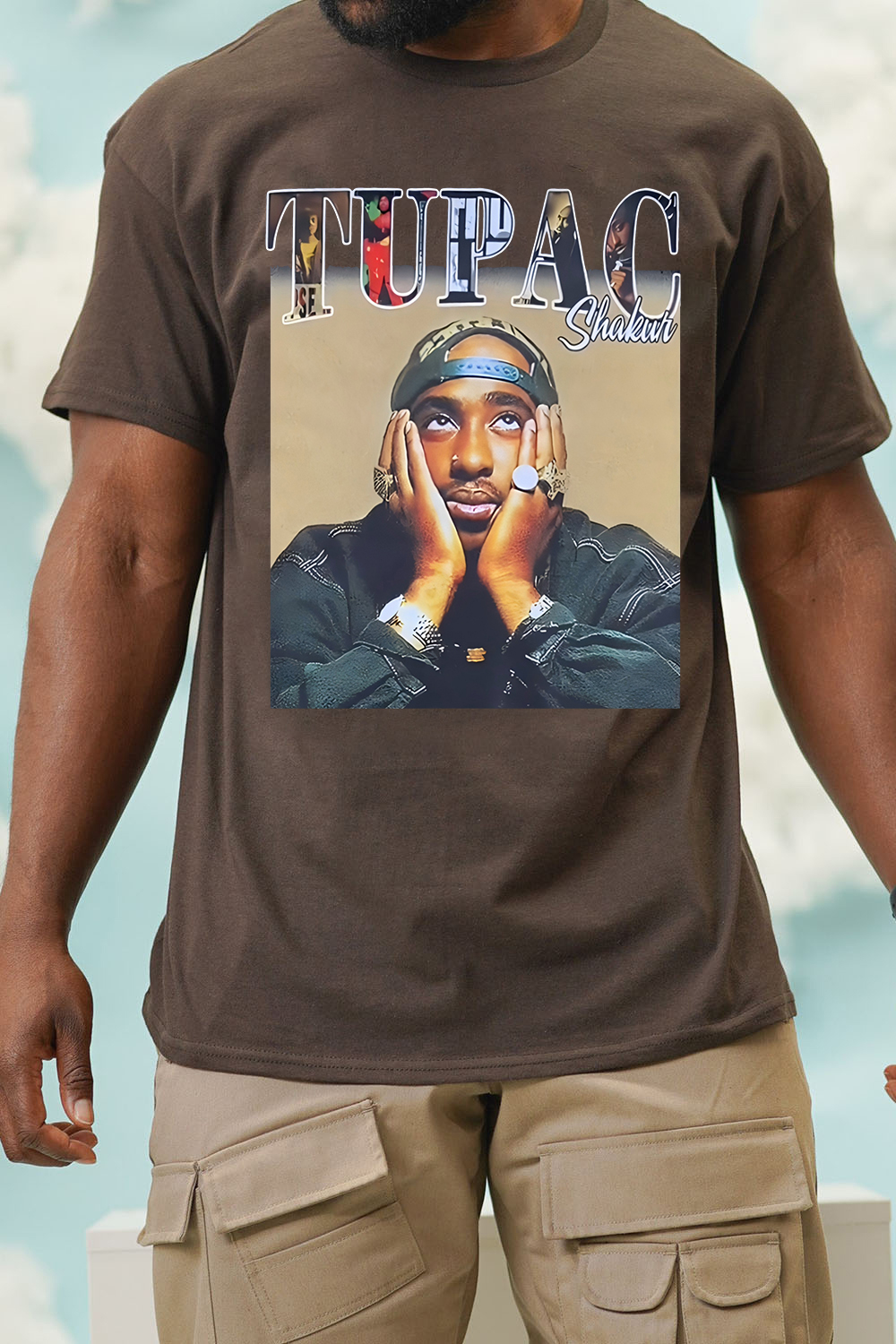 Tupac is Goat Graphic Tee For Men