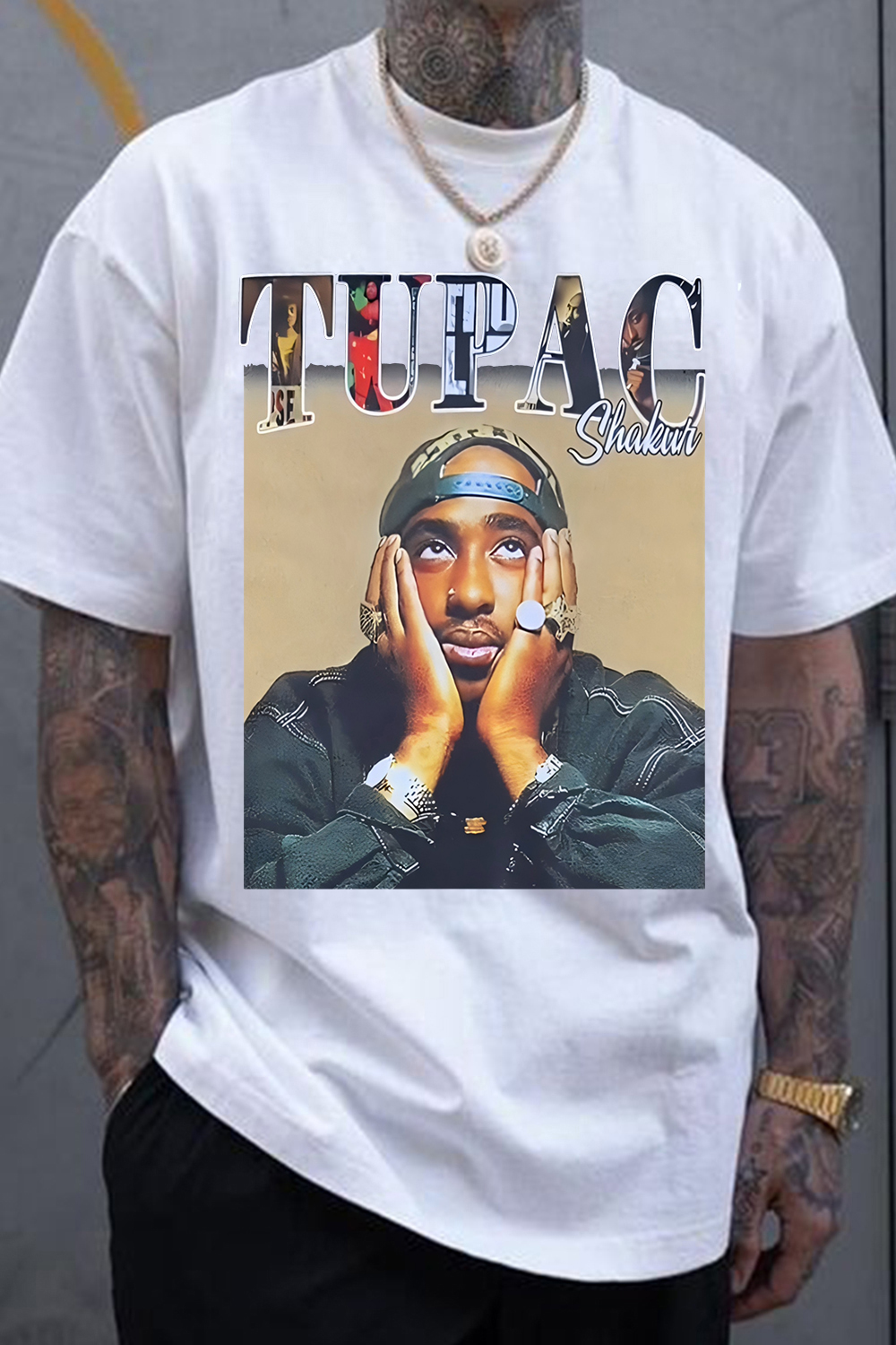 Tupac is Goat Graphic Tee For Men