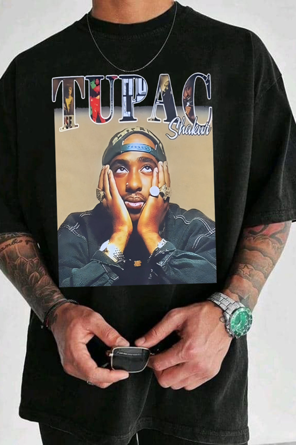 Tupac is Goat Graphic Tee For Men