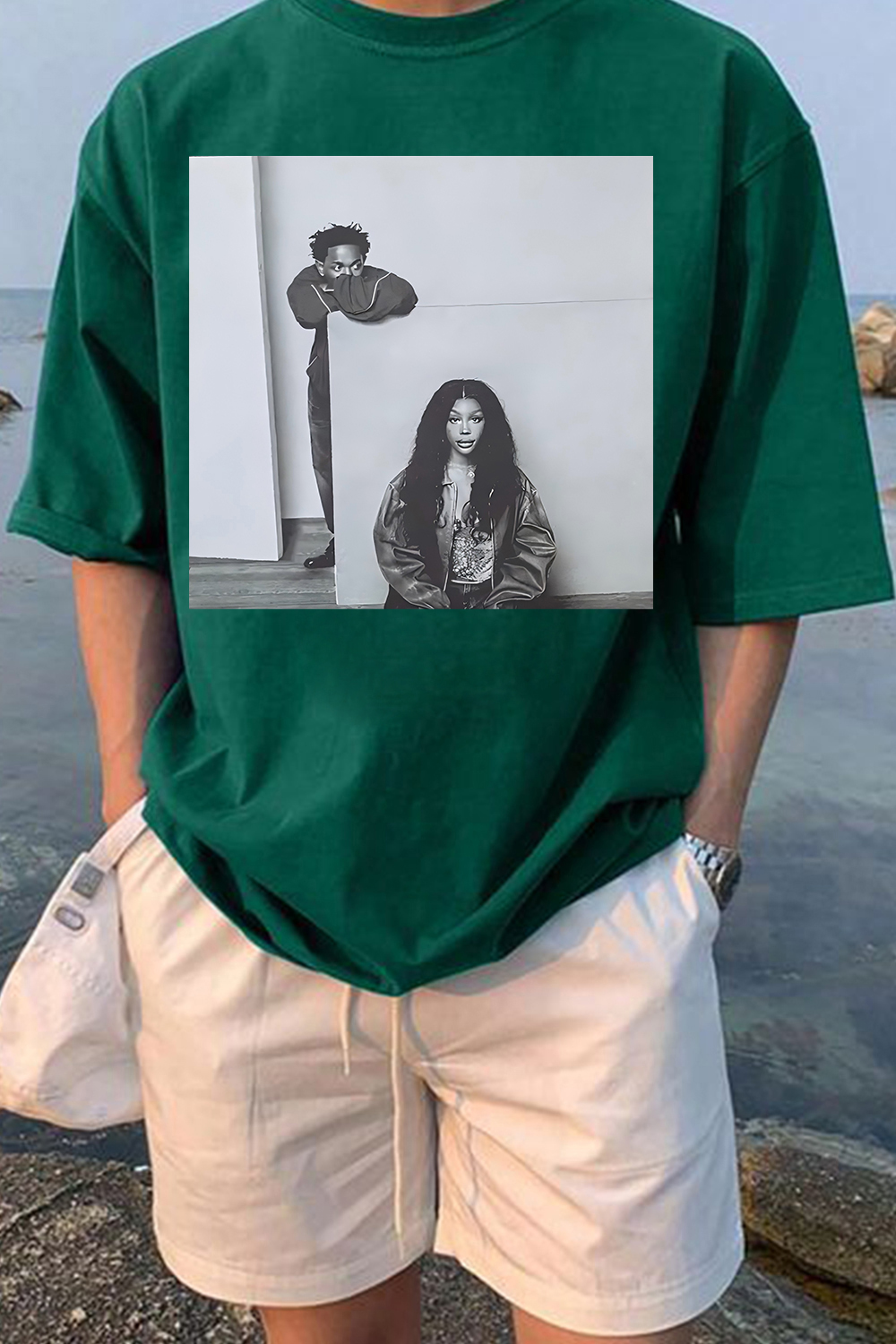 The Grand National Tour Kendrick Lamar Sza Graphic Tee For Men