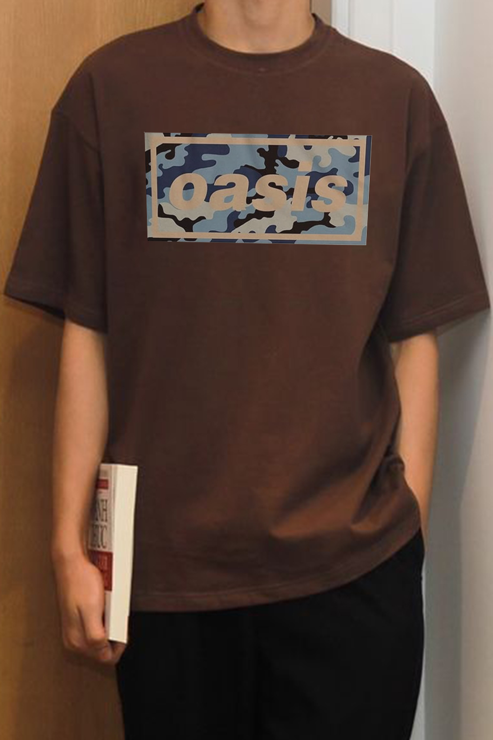 Oasis Camo Logo White Shirt