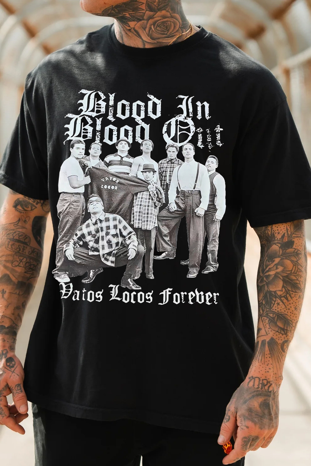 Blood in, blood out men T-shirt