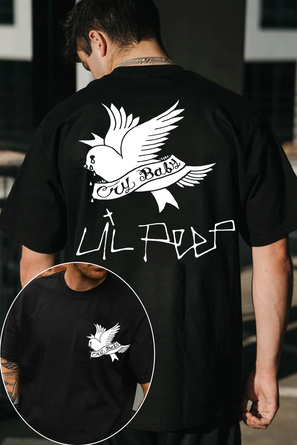 Lil Peep 'Cry Baby' 2-Sided T-Shirt