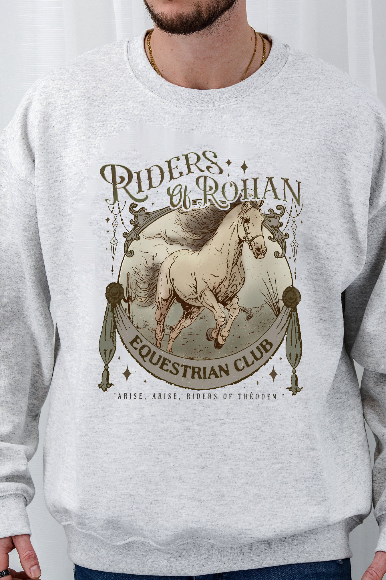 Riders Of Rohan Equestrian Club Sweatshirt For Men
