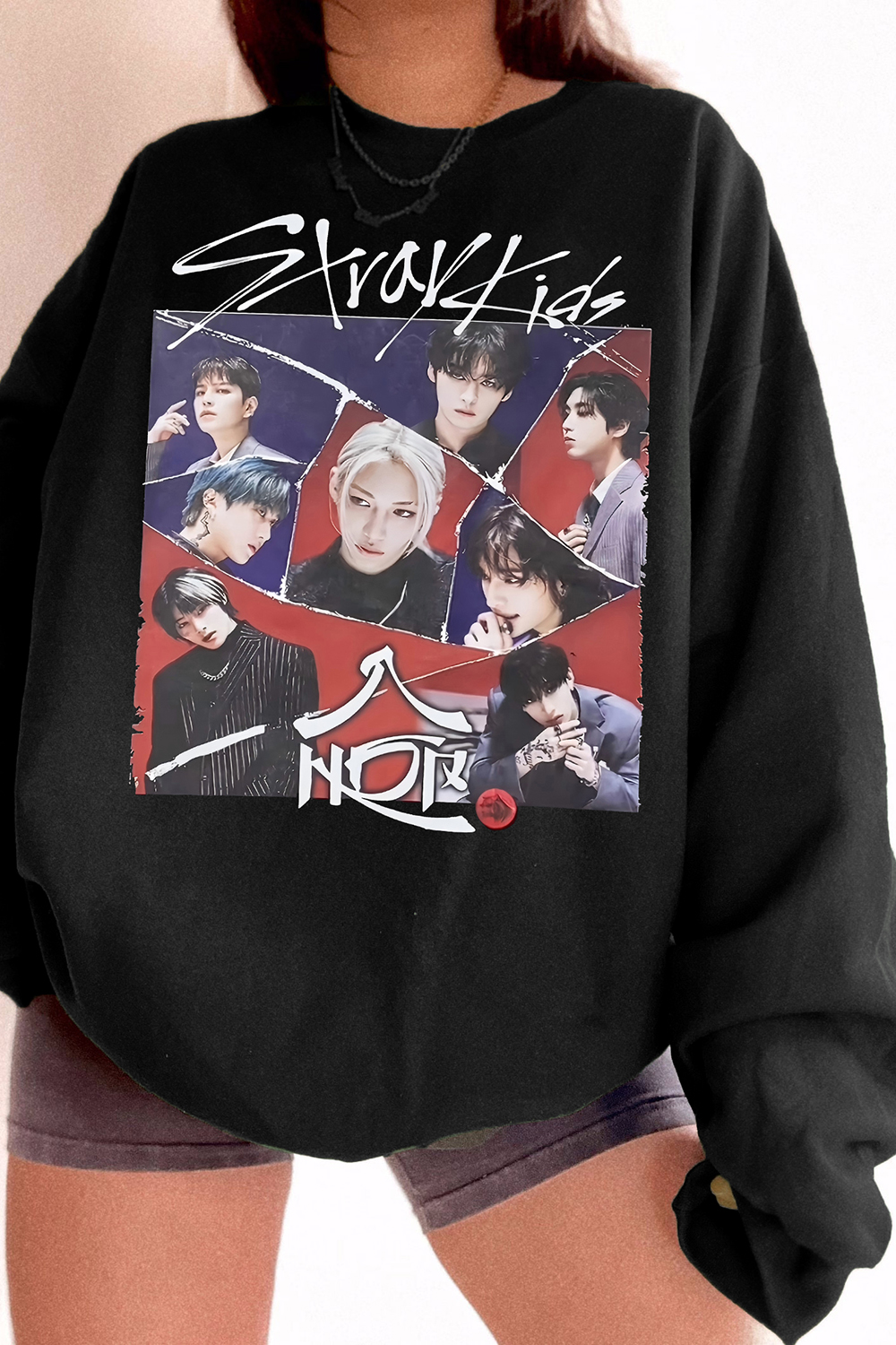 Stray Kids Album World Domination Graphic Sweatshirt For Women