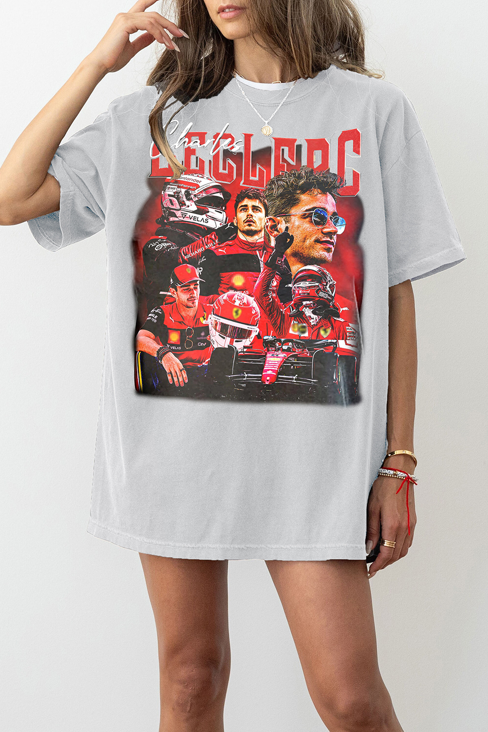 Limited Charles Leclerc Graphic Tee For Women