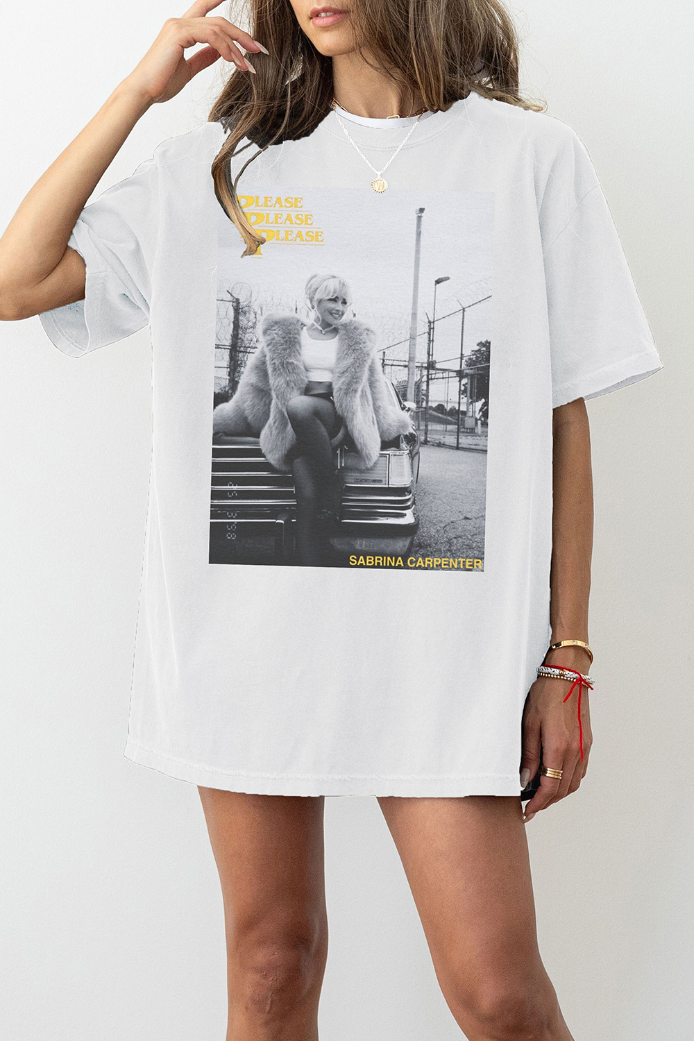 Sabrina Carpenter Please Please Please Graphic Tee For Women