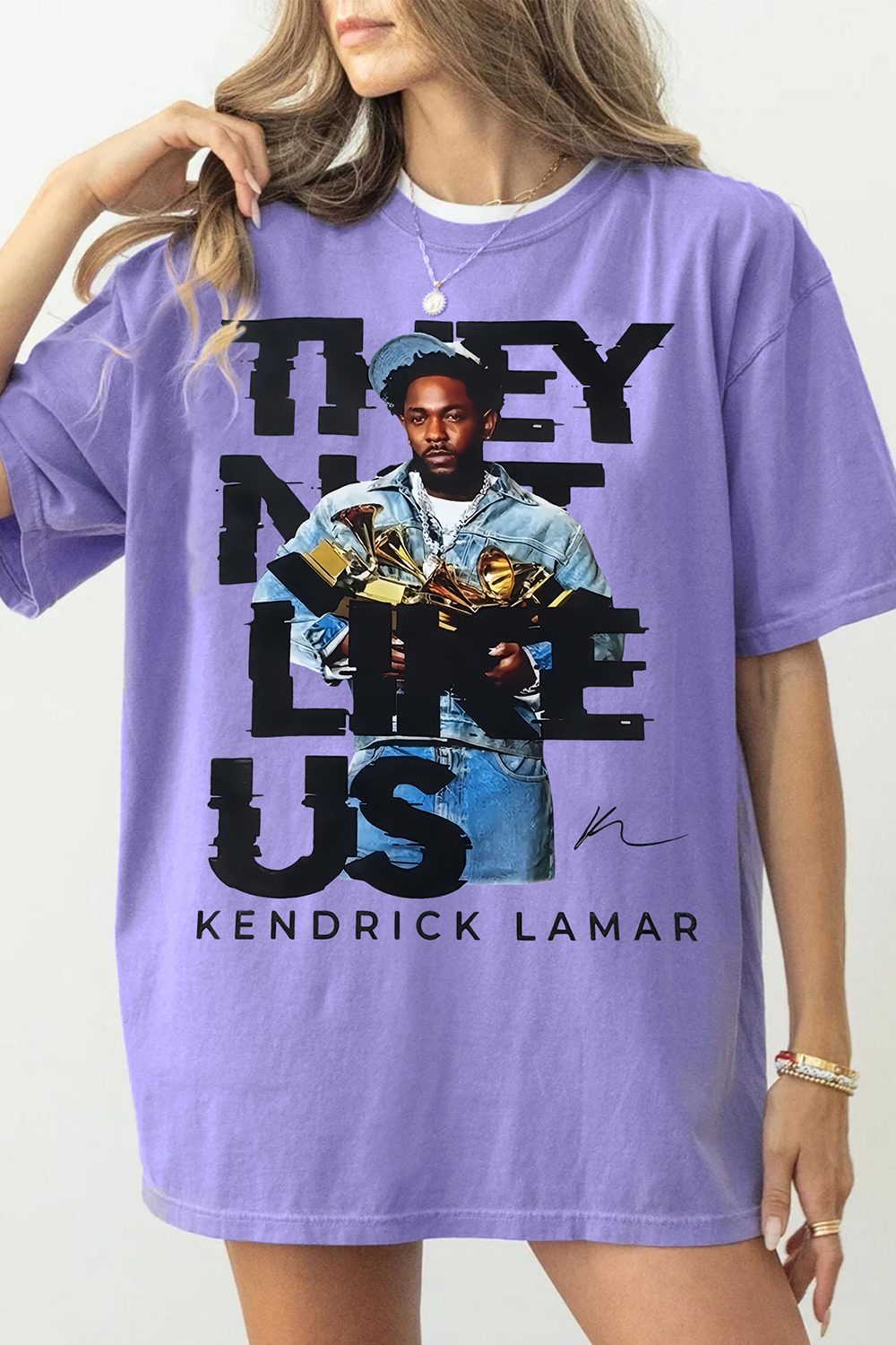 Kendrick Lamar Grammy They Not Like Us Tee For Women