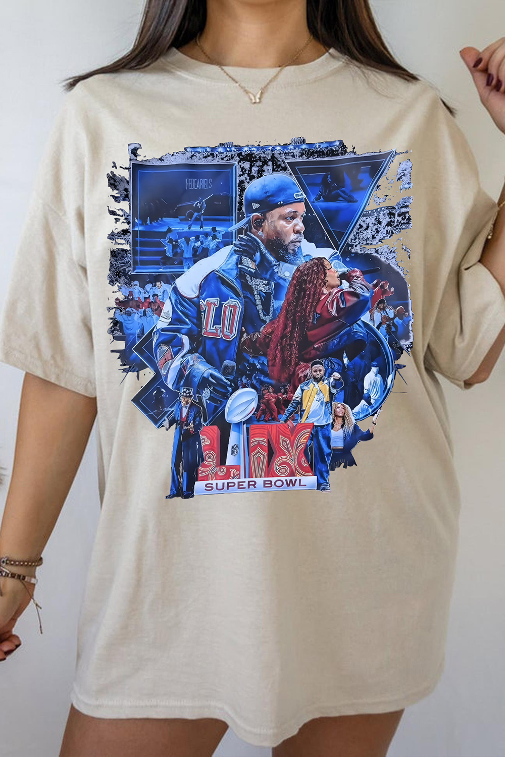 Kendrick Lamar Super Bowl Tee For Women