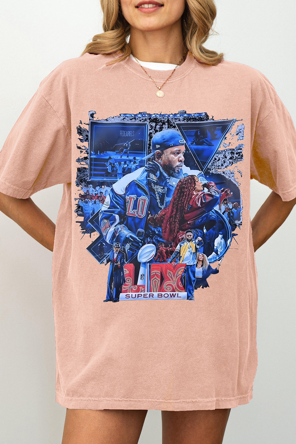 Kendrick Lamar Super Bowl Tee For Women