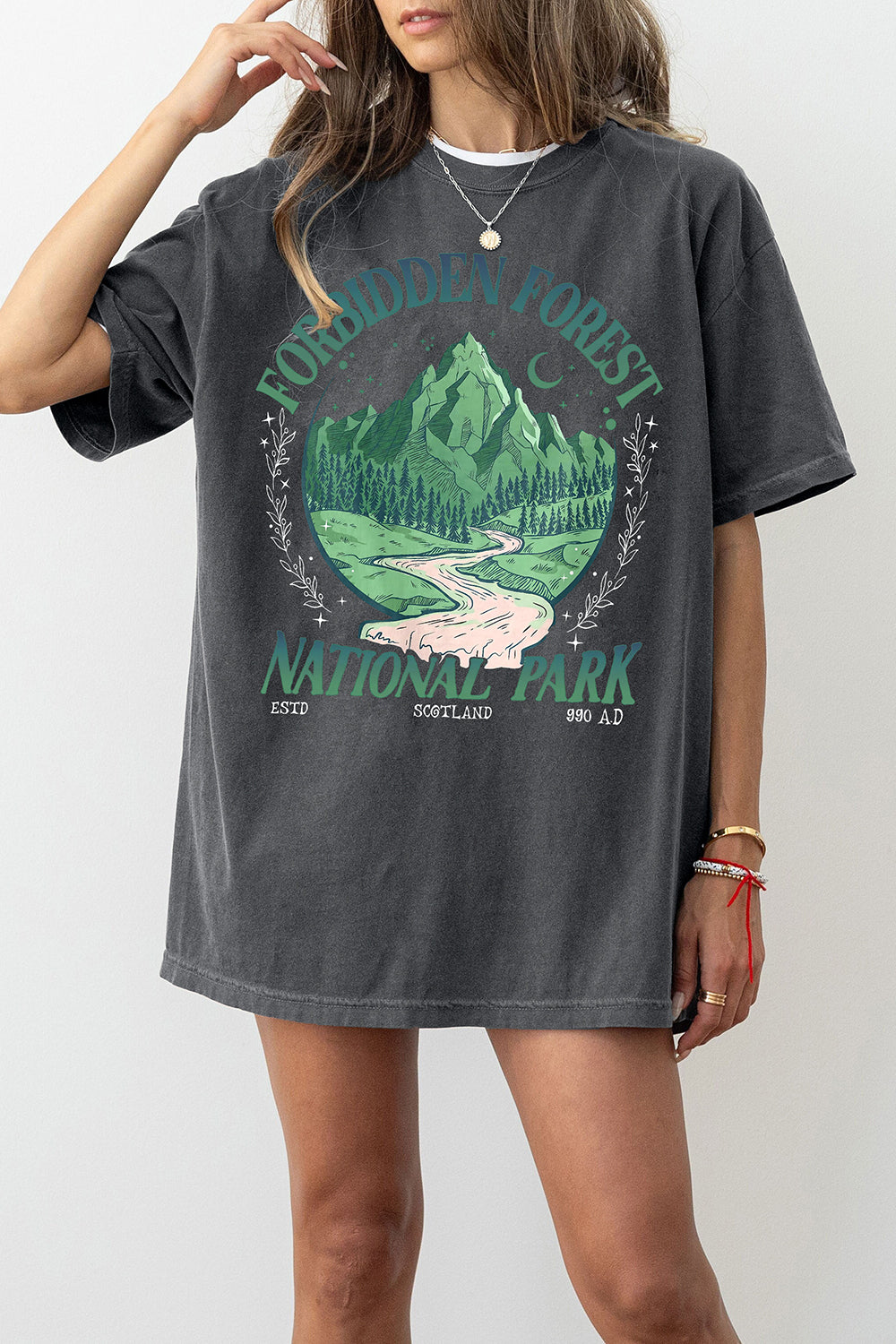 National Park Wizard Forbidden Forest 2 Sides Tee For Women