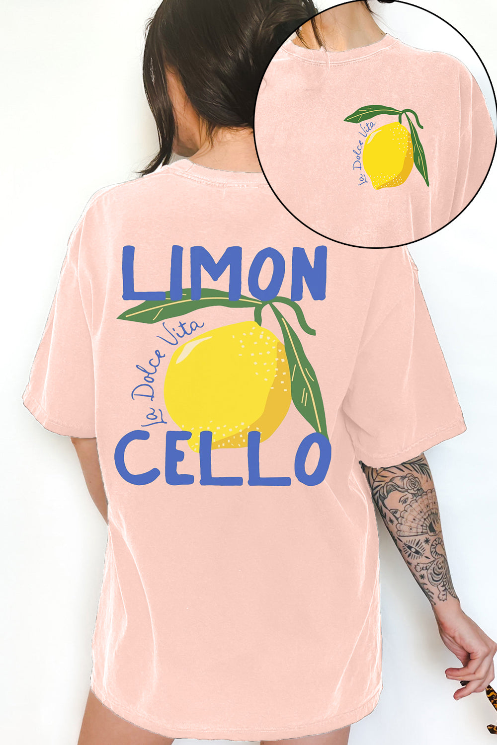 Limoncello La Dolce Vita Italy Tee For Women