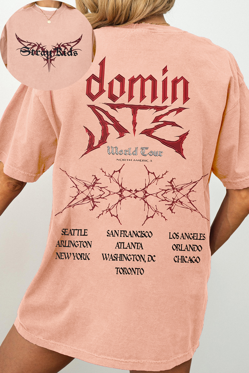 Stray Kids World Tour Tee For Women