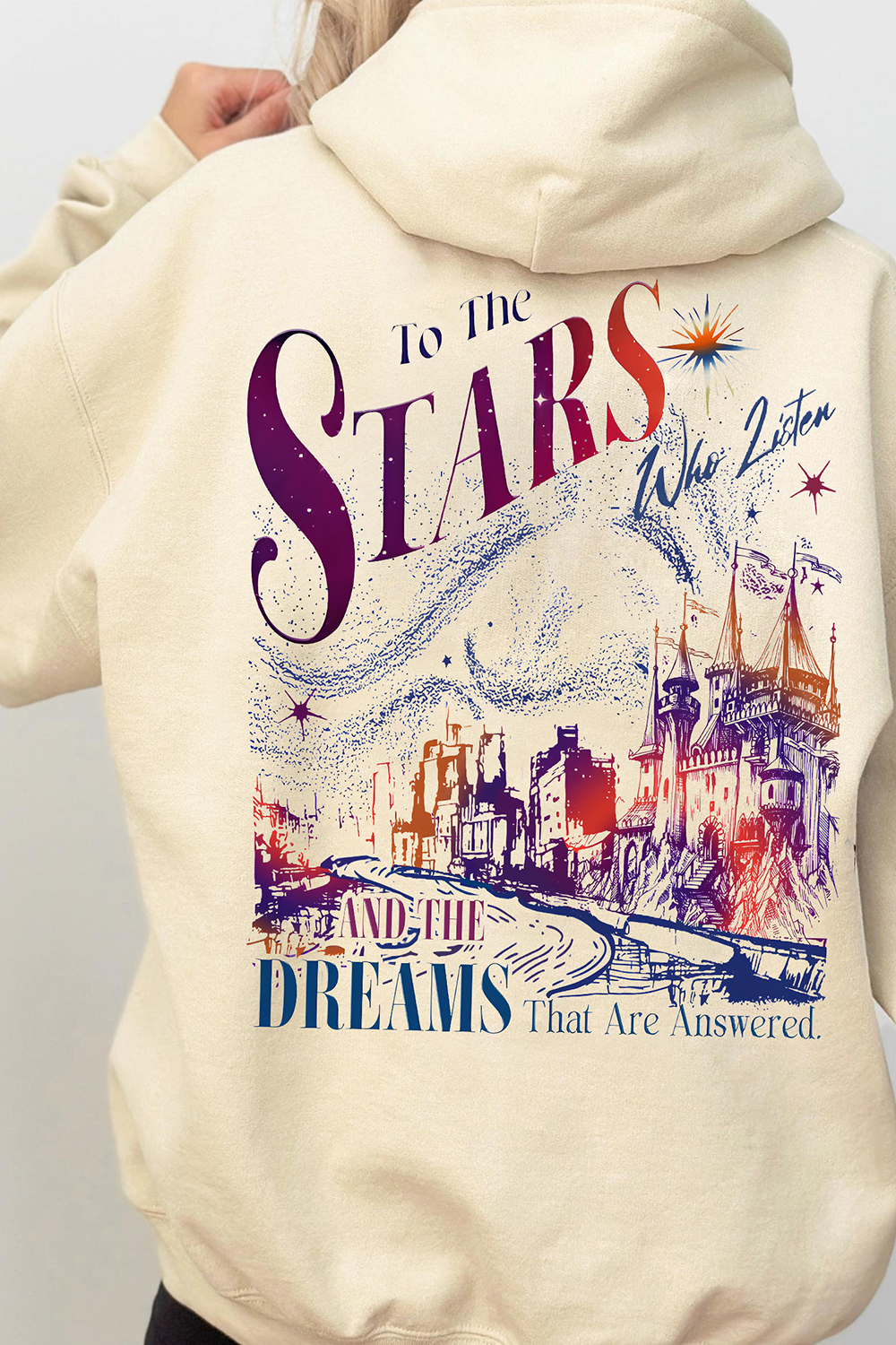 Velaris City of Starlight Fleece Hoodie For Women