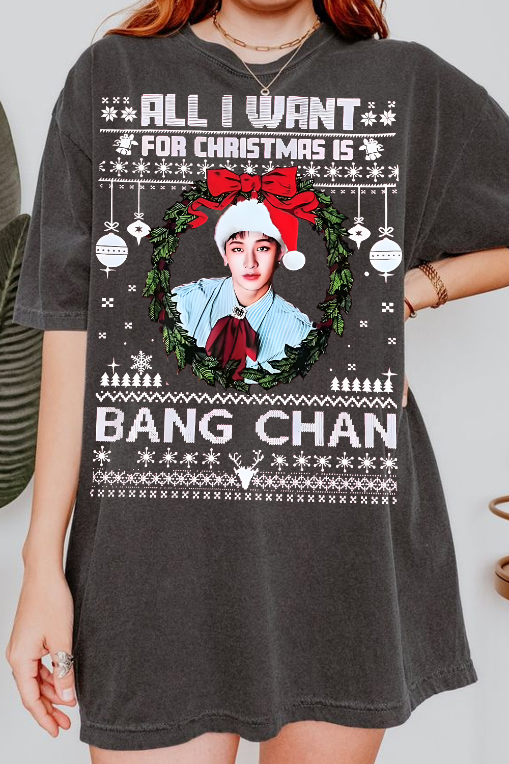 Bang Chan Christmas Women Shirt