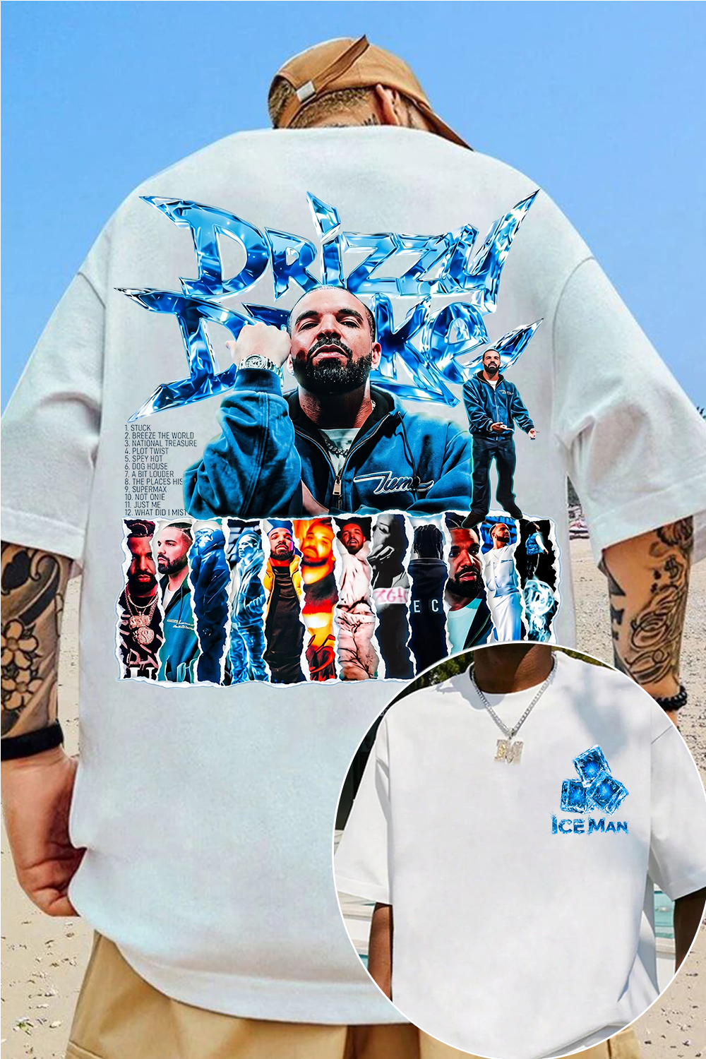 Iceman Drake Tee For Men