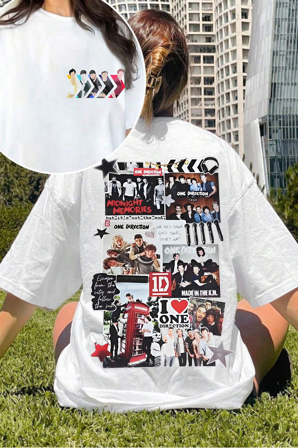 One band, five boys, endless memories. Wear your love with our One Direction T-shirt!