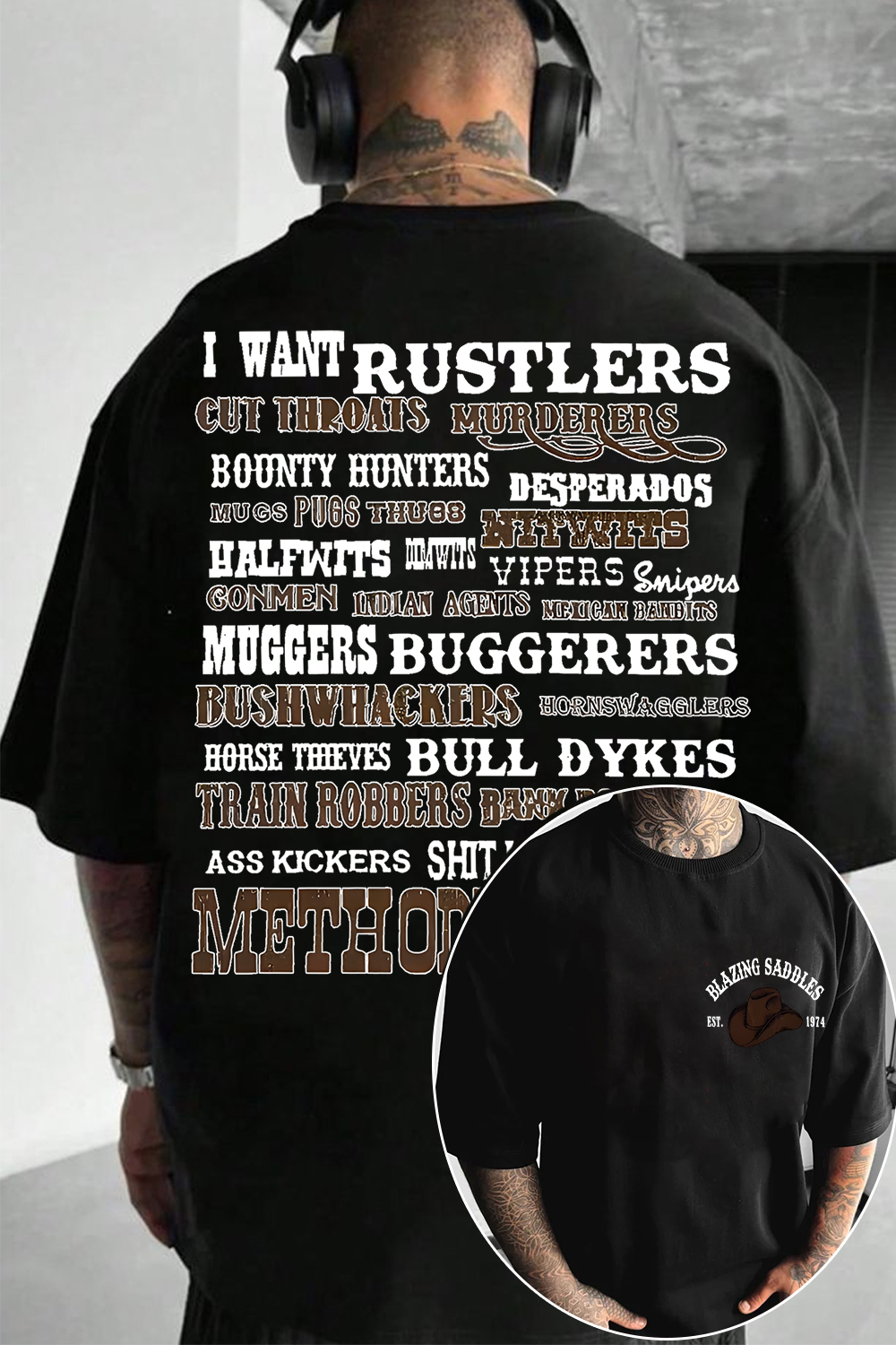 Blazingsaddles-1974 tee