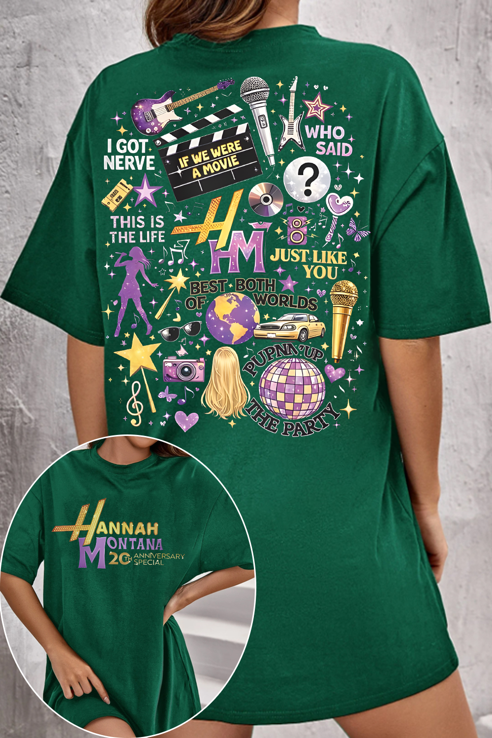 Hannahmontana Two-Sided Tee
