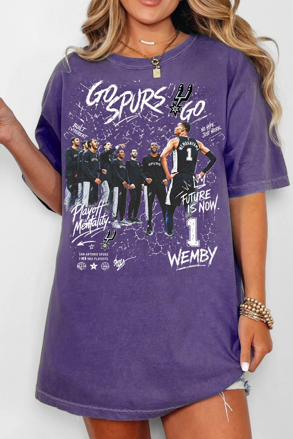 Wemby San Antonio Basketball Shirt For Women