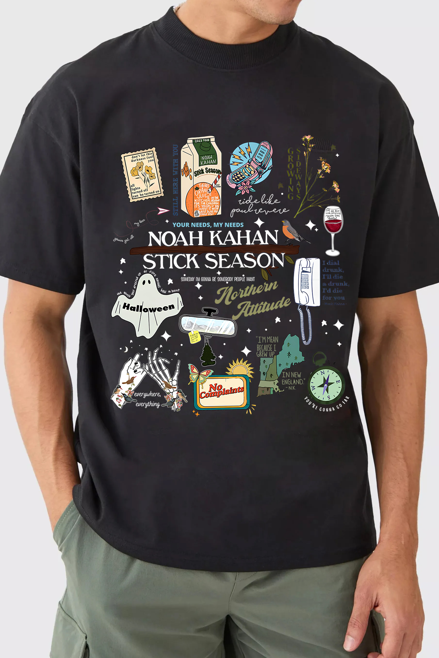 STICK SEASON NOAH KAHAN FULL VERSION NEW DESIGN TSHIRT-MEN