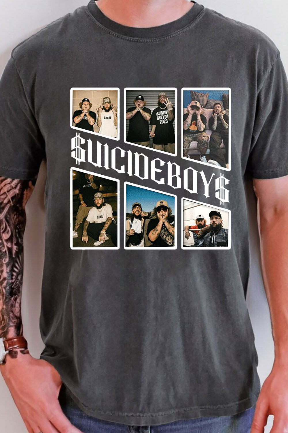 $uicideboy$ poster print men's t-shirt