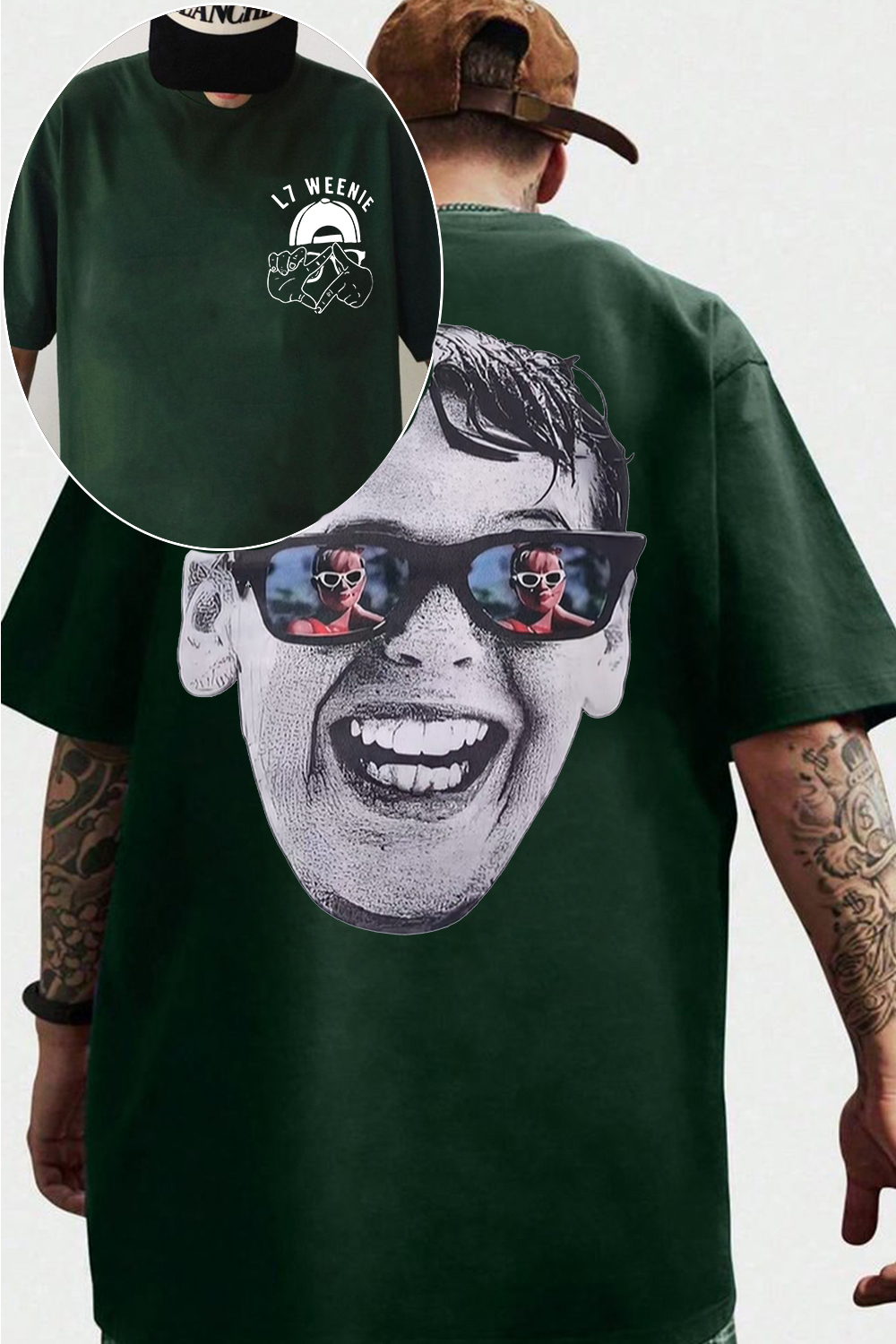 L7 Weenie 2-side printed T-shirt