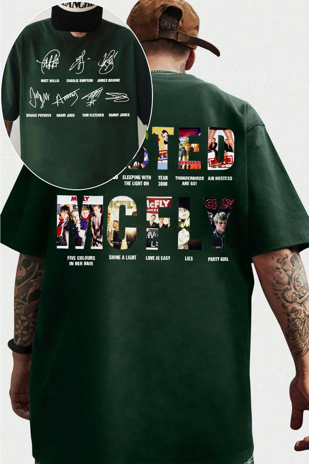 Busted & McFly Tour Tee Pop Rock Legend United shirt