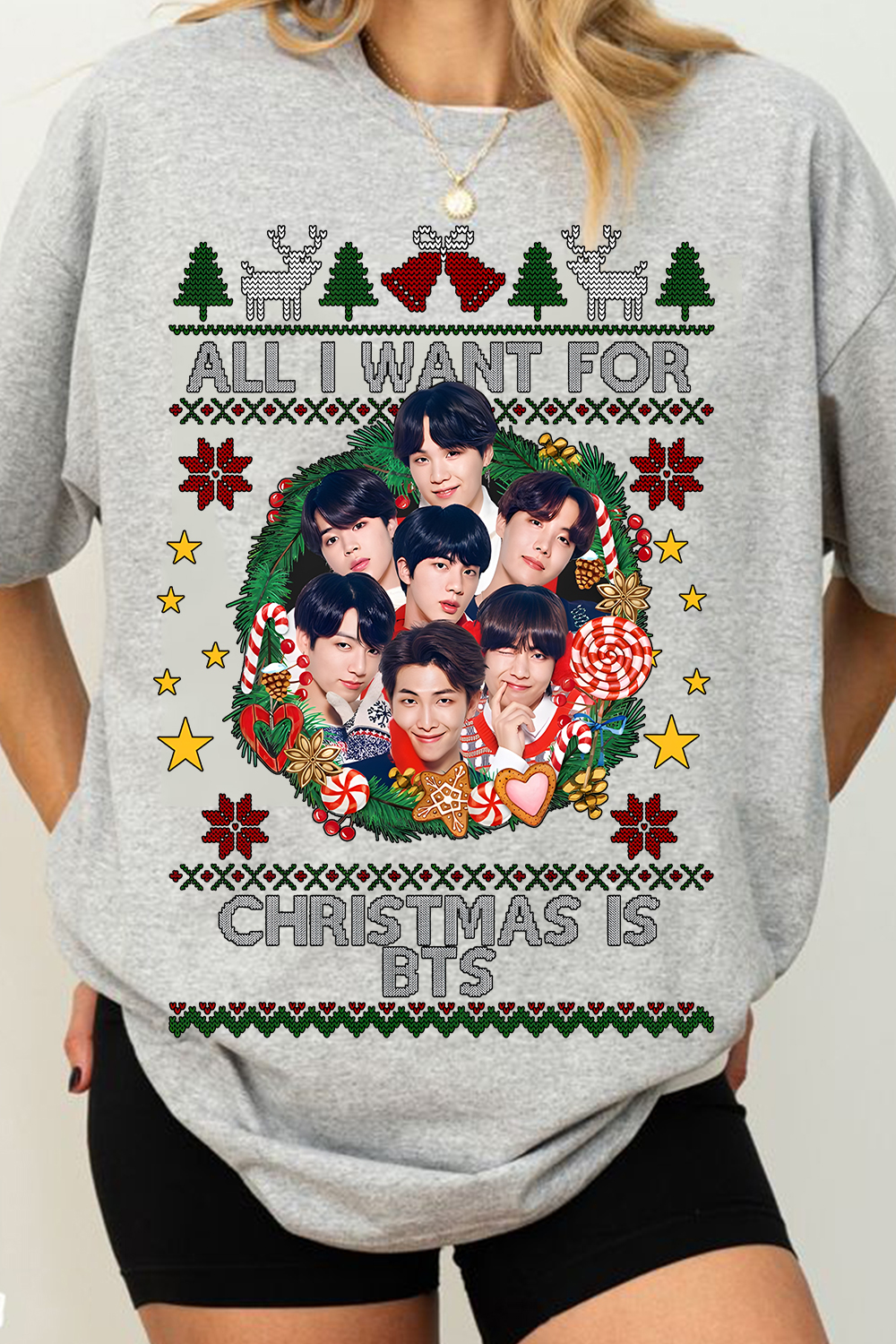 All I Want For Christmas Is BTS Women Shirt