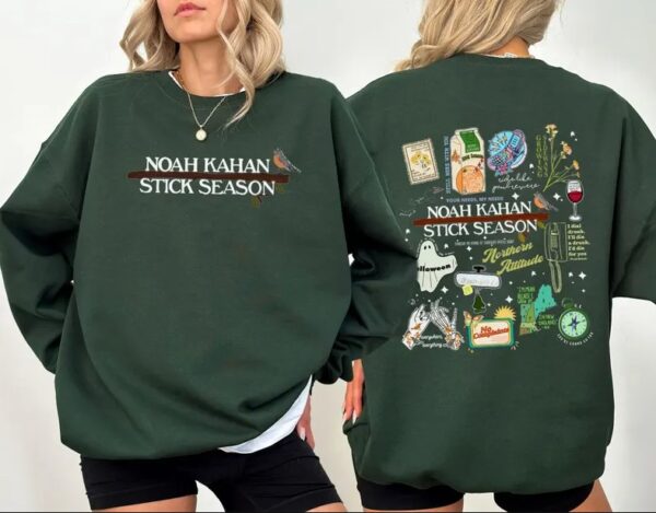 Stick Season Noah Kahan Full Version New Design  2 Sides  Sweatshirt