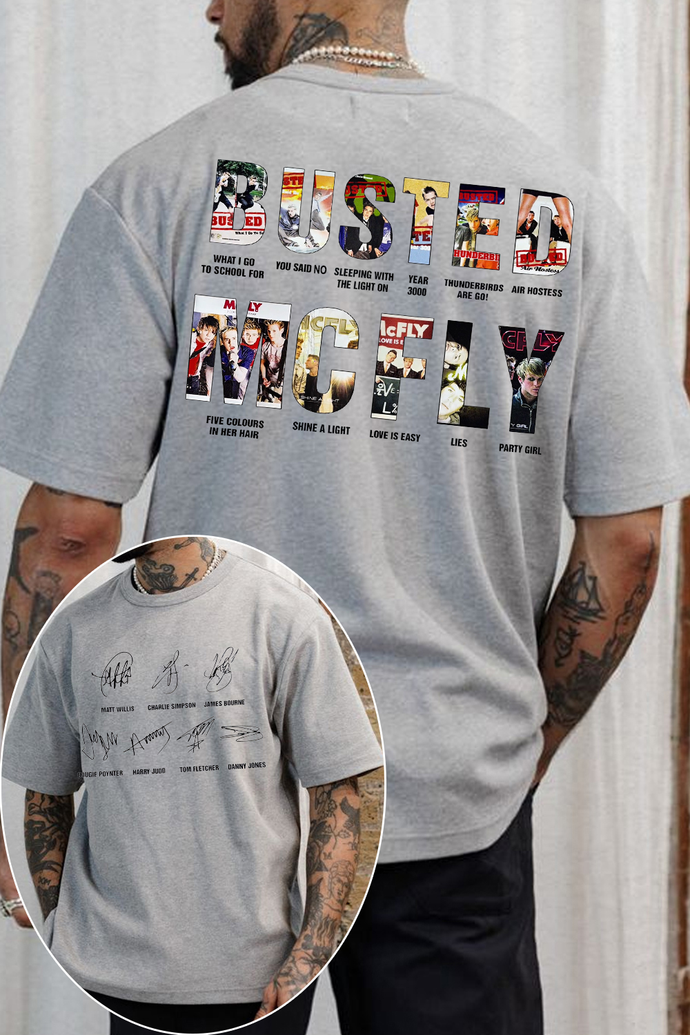 Busted & McFly Tour Tee Pop Rock Legend United shirt