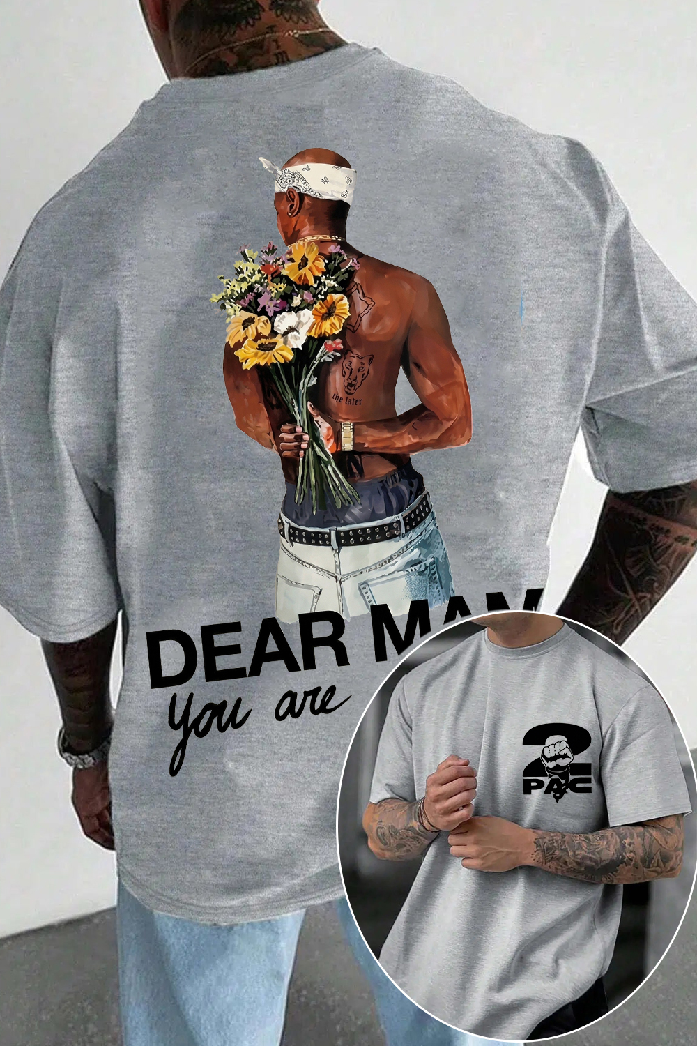 2pac Two-Sided Tee