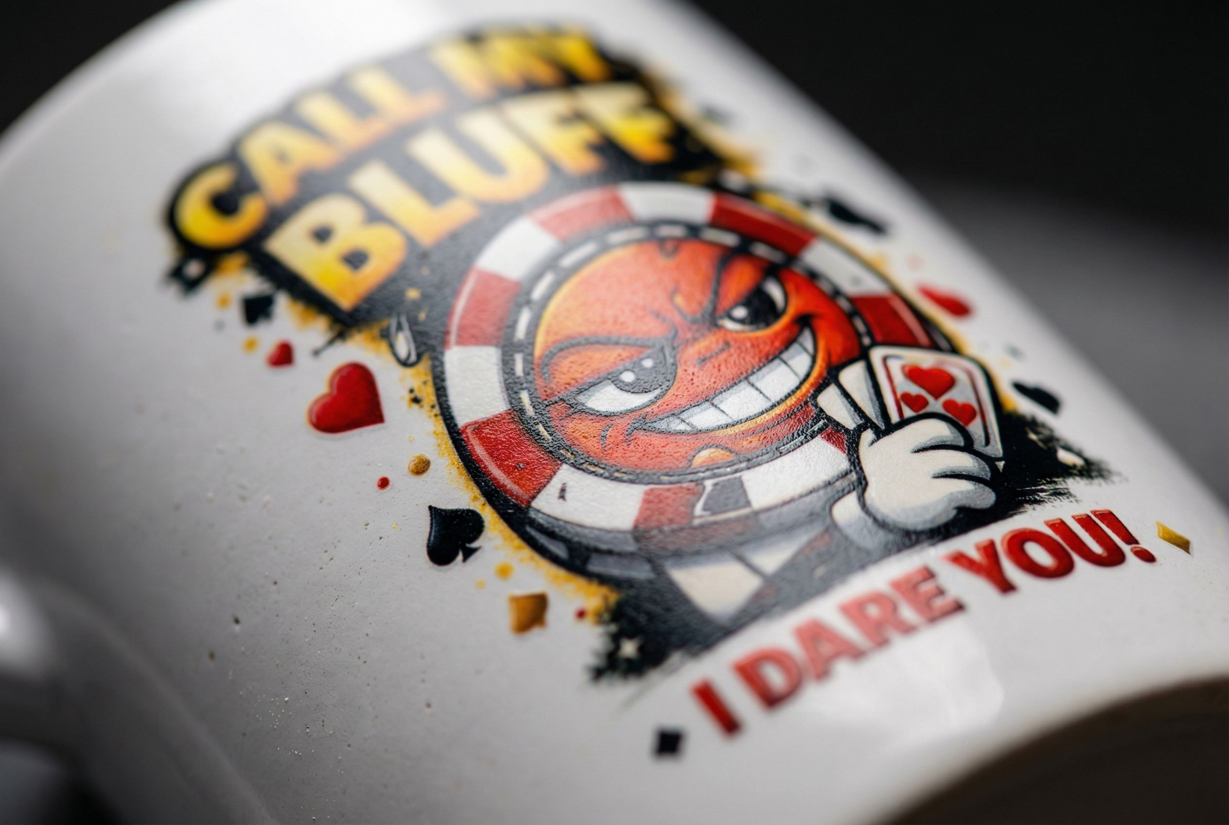 Poker Attitude Mug™ – Beginner / Pro / Bluff King