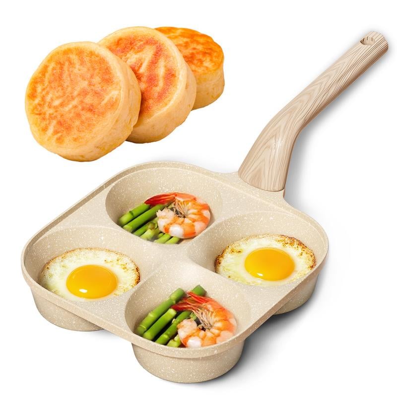 🍳✨4-Hole Non-Stick Egg & Breakfast Skillet