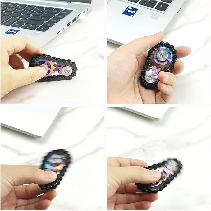 Sprockets Bicycle Chain Fidget Spinner Toys