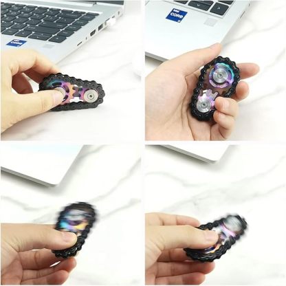 Sprockets Bicycle Chain Fidget Spinner Toys