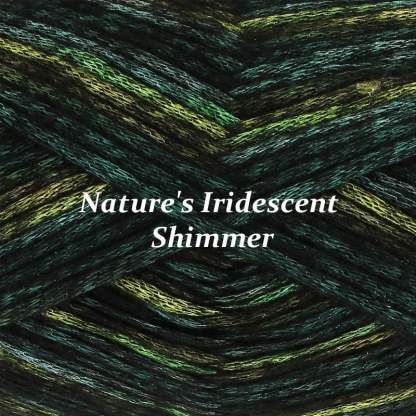 🧶Aran Wool ‘Firefly’ Iridescent Shimmer Yarn: A Touch of Magic in Every Stitch💫