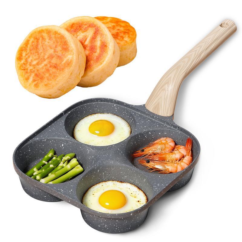 🍳✨4-Hole Non-Stick Egg & Breakfast Skillet
