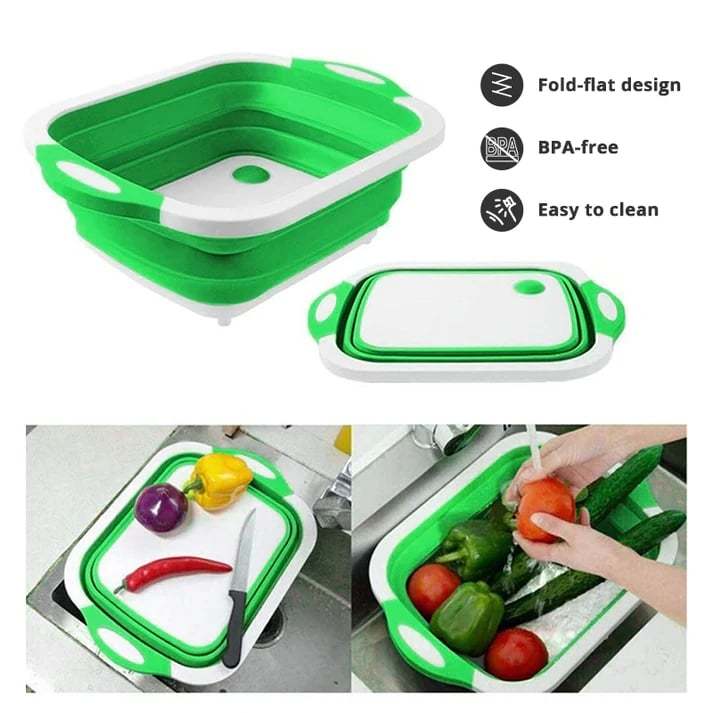 🔥🌡️Last Day Promotion 49% Off🍗🥗BBQ & Meal Prep Tub | Collapsible Prep Tub🍖🏕️