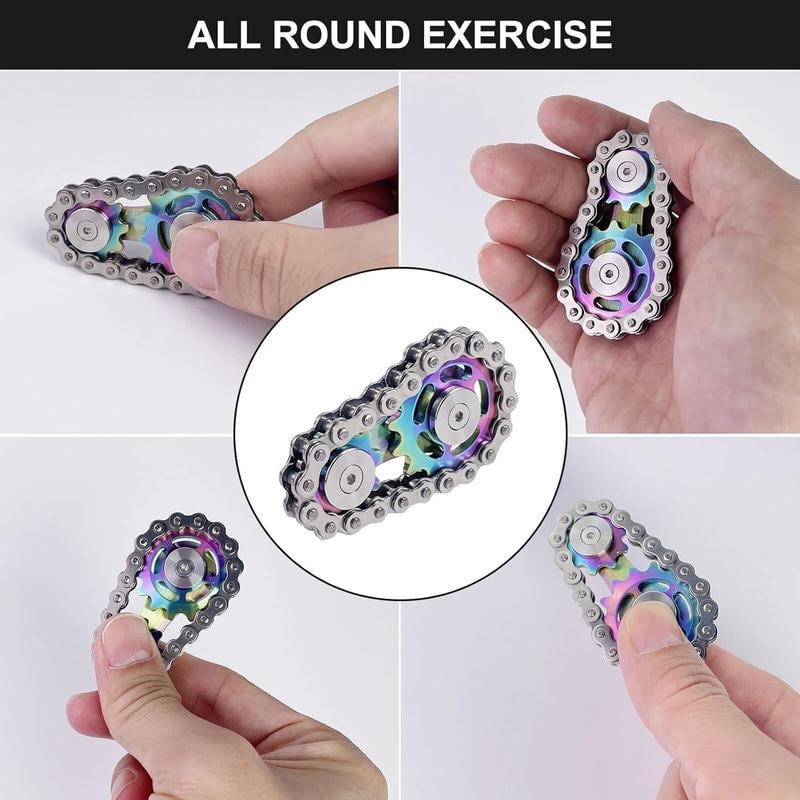 Sprockets Bicycle Chain Fidget Spinner Toys