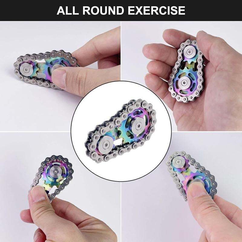 Sprockets Bicycle Chain Fidget Spinner Toys
