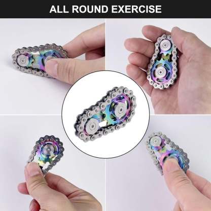 Sprockets Bicycle Chain Fidget Spinner Toys