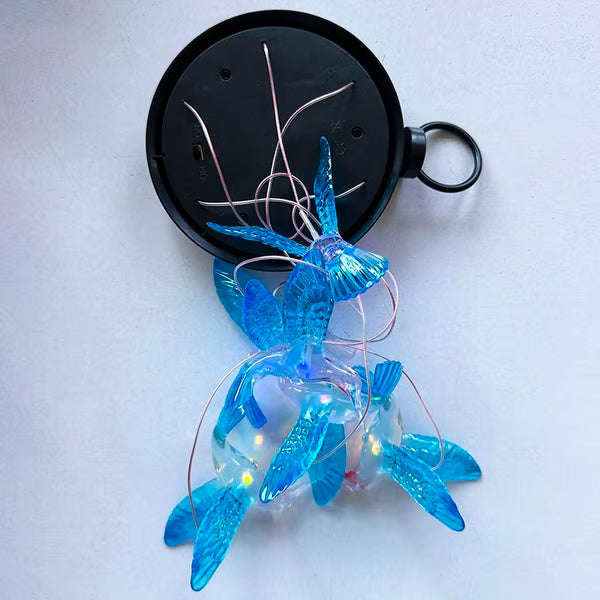 🦋Enhance Your Garden✨Creative Bird Design Solar Wind Chimes
